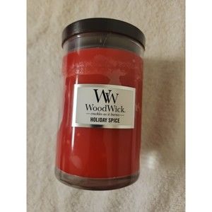 COPY - New Woodwick Holiday Spice Candle 10.8 Oz.  Discontinued